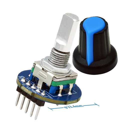 360 Degree Rotary Encoder Module with Knob for Arduino KY-040 EC11 RV09