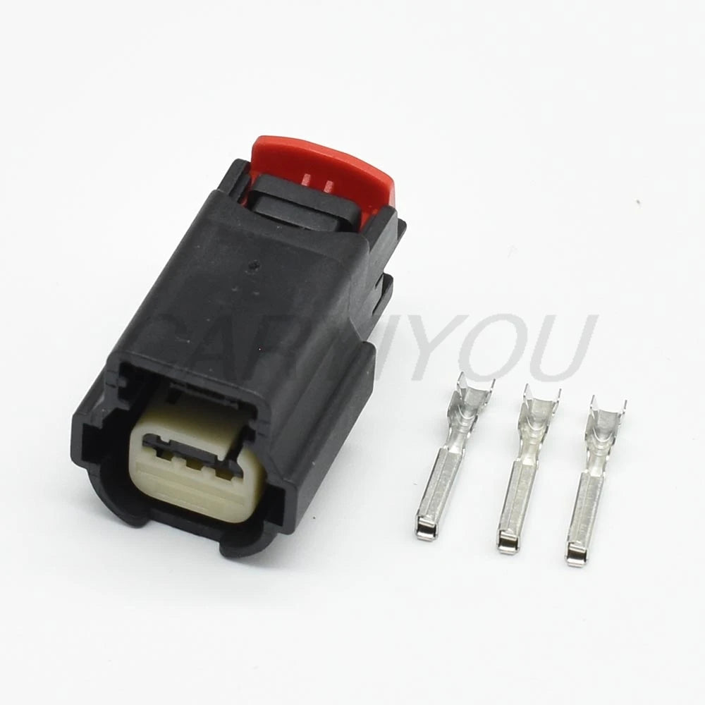 3 Pin Car Reversing Radar Sensor Female Connector Plug DJ70330A-1-21 Automotive Parking Sensor Socket