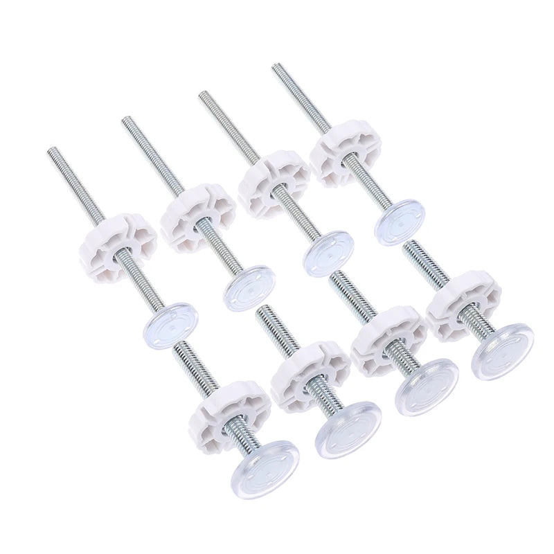 1/4pcs Pressure Fit Spindles & Screw Bolts For Safety Gates White M8 M10 Baby Gate Spare Kit