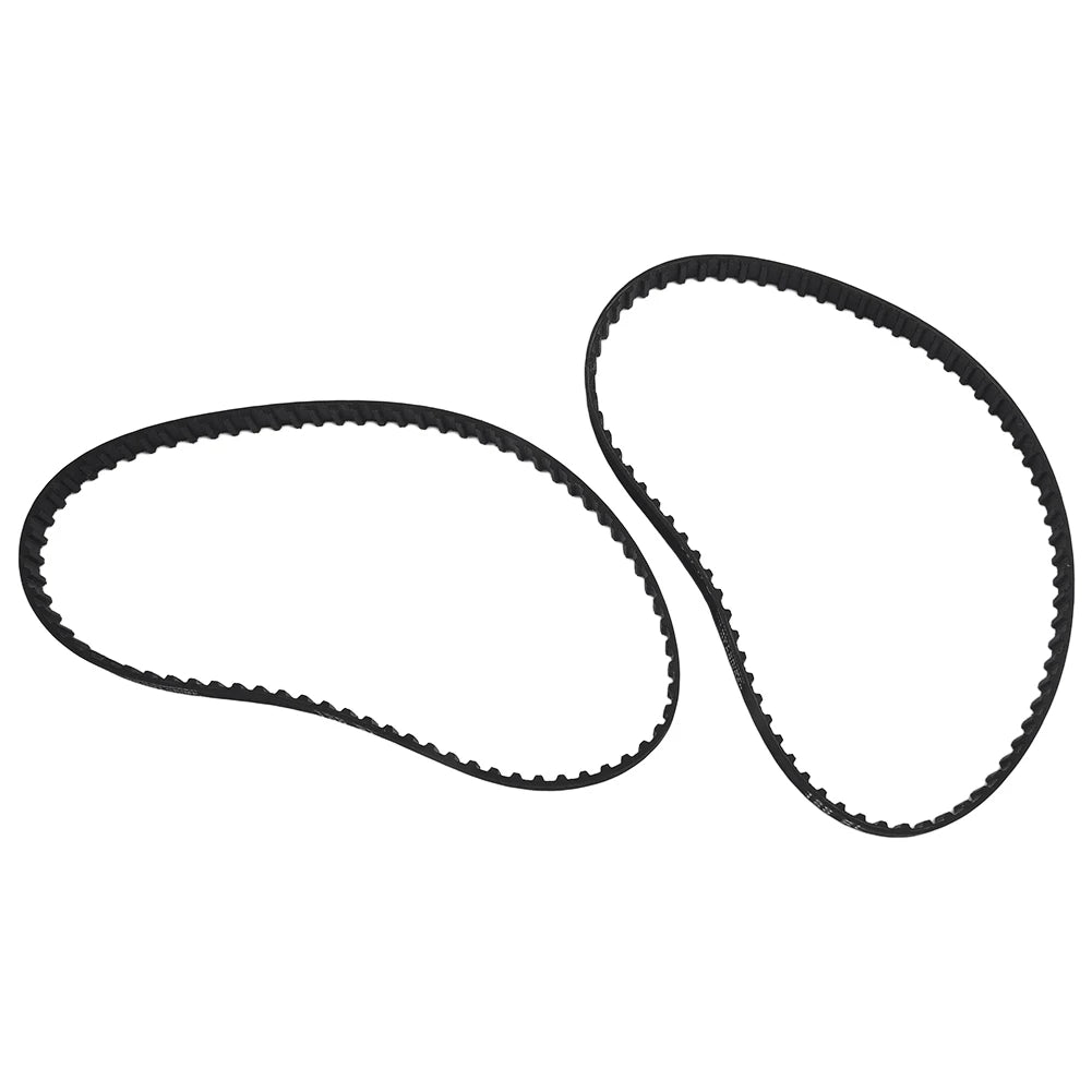 Geared Belt Cog Cog Geared Belt Stable transmission Low Noise Low noise Parts Stable Transmission 2pcs 90228-060 Black