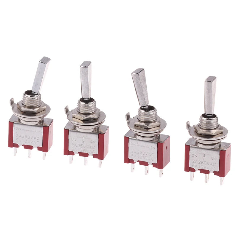 ON OFF ON Toggle Switch DPDT SPST DPST 3 Pin 3/2 Position 5A 125VAC 2A 250VAC Latching
