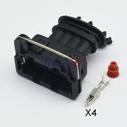 4 Pin 3.5mm Automotive Junior Power Timer Socket Plug Connector 282192-1 for Oxygen Sensor Ignition Coil