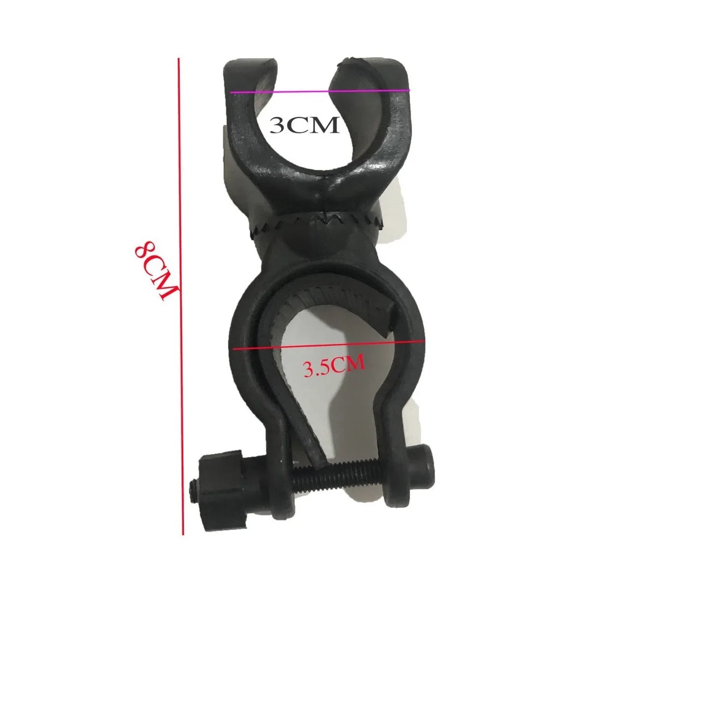 Bicycle Handlebar Flashlight Clip Holder Riding Handlebar Universal 360 Degree Rotating Bike LED Torch Mount Clamp Grip Bracket