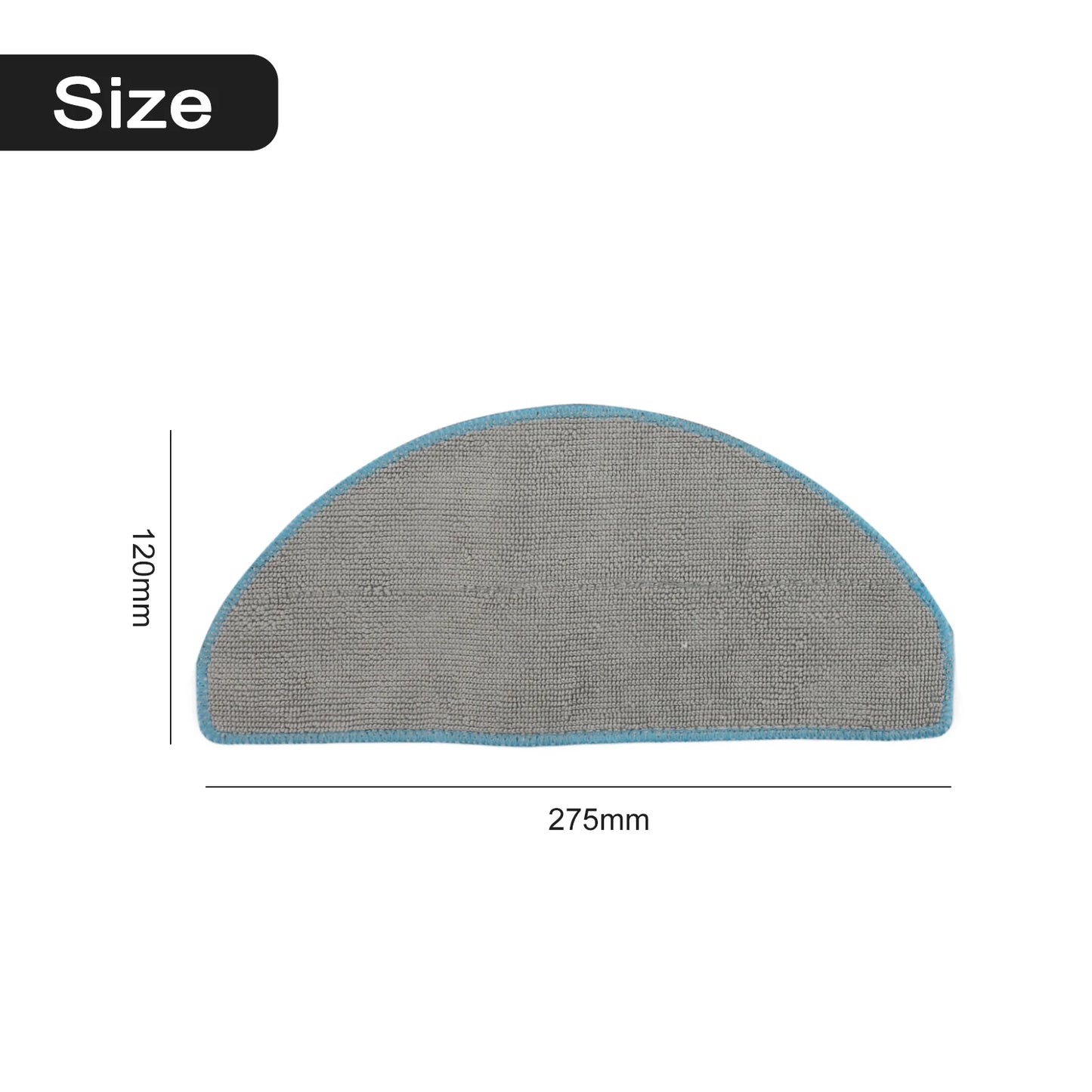 Reusable Mop Cloth Robot Vacuum Accessory High-quality Microfiber Long-lasting Material Cost-effective For Essential