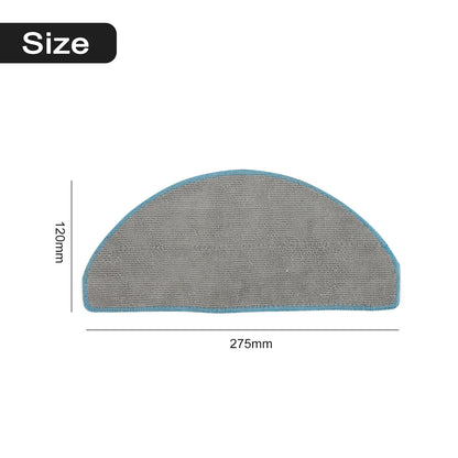Reusable Mop Cloth Robot Vacuum Accessory High-quality Microfiber Long-lasting Material Cost-effective For Essential