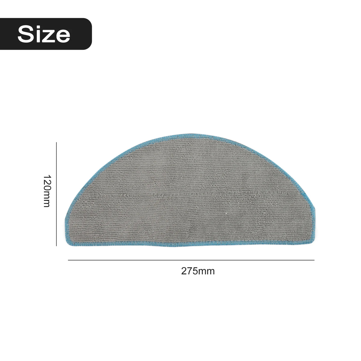 Reusable Mop Cloth Robot Vacuum Accessory High-quality Microfiber Long-lasting Material Cost-effective For Essential