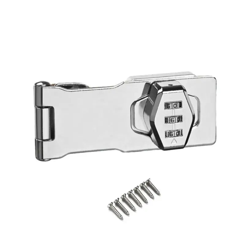3-Digit Combination Password Lock Security Door Bolt Cabinet Password Lock Drawer Lock Anti-theft Household Cabinet Hardware