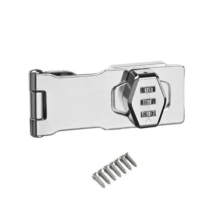 3-Digit Combination Password Lock Security Door Bolt Cabinet Password Lock Drawer Lock Anti-theft Household Cabinet Hardware