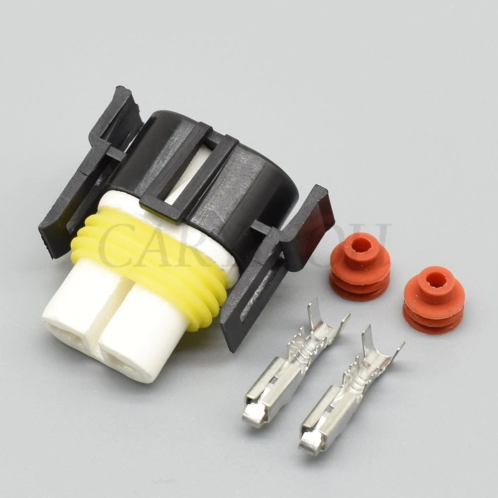 2 Pin Ceramic H11 Headlamp Socket DJ9005A-21 DJ9006A-21 High Temperature Automotive Connector