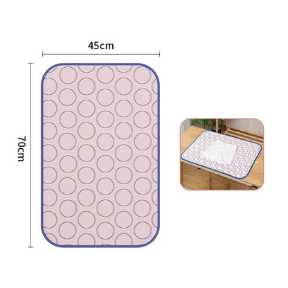 New Six Layers Of Thickened Waterproof Non-slip Hanging Laying Soft Ironing Board Travel Protection Heat Insulation Ironing Mat