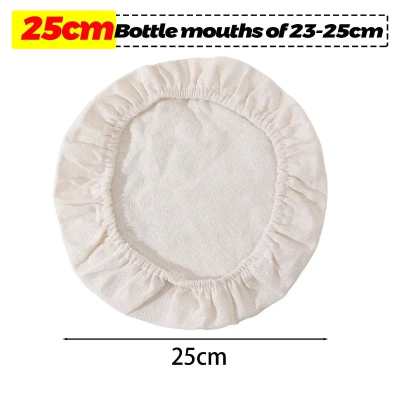Elastic Cloth Jar Covers Reusable Sourdough Starter Bread Fermentation Proofing Covers