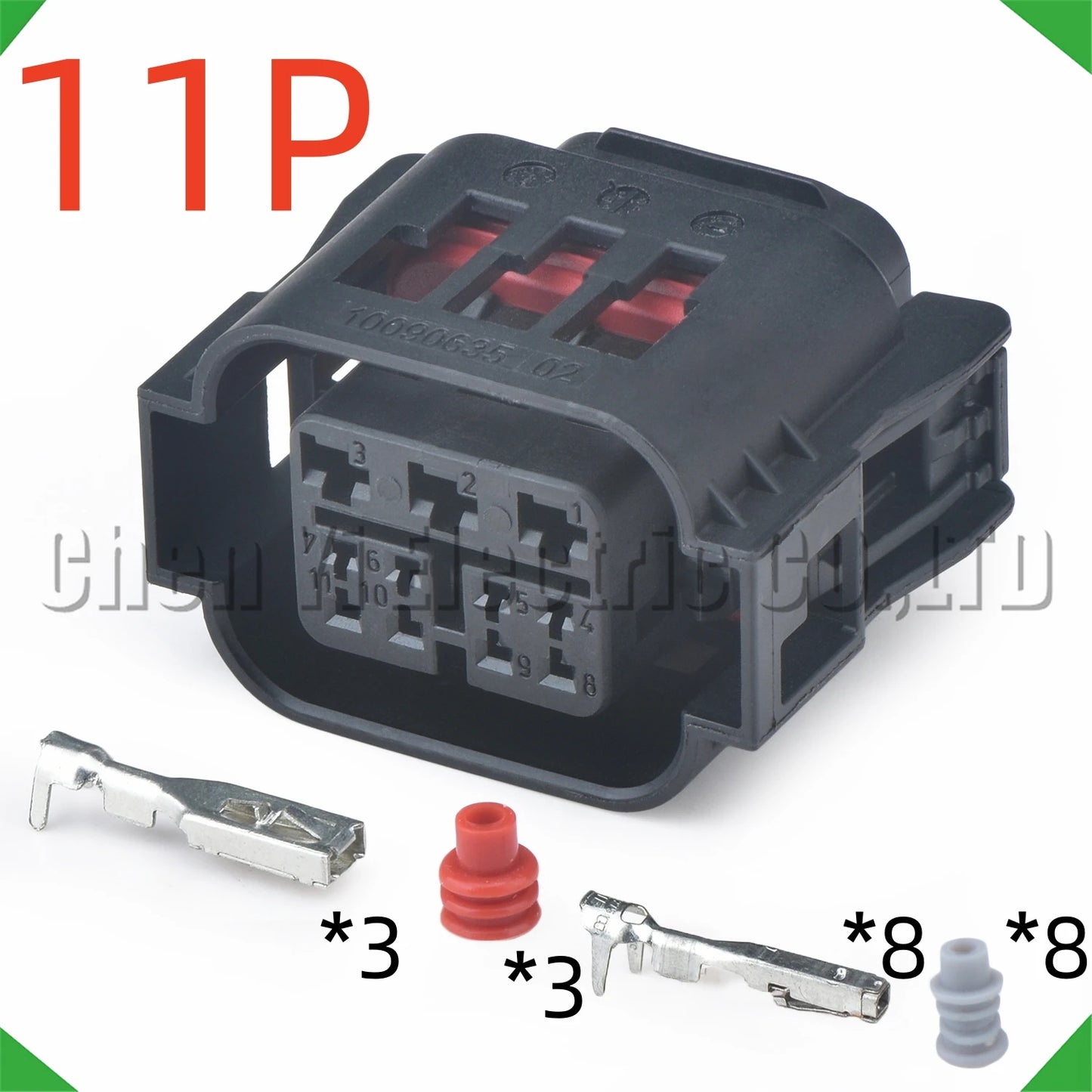 11 Pin Automotive Connectors Transfer Case Motor Engine Computer Wire Harness Plug 10090635 10090636 for Benz BMW