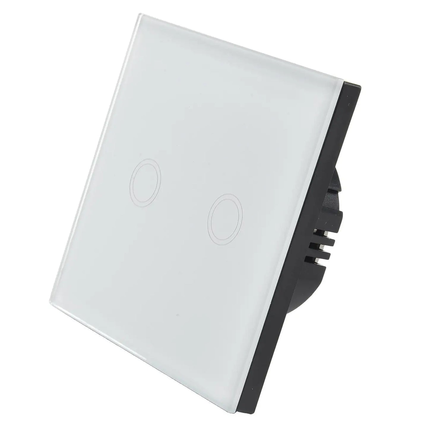 2-Gang Touch Switch Touch Dimmer Switch Office Lighting Home Decor 30 -90 Brightness Dimming No Neutral Wire Required