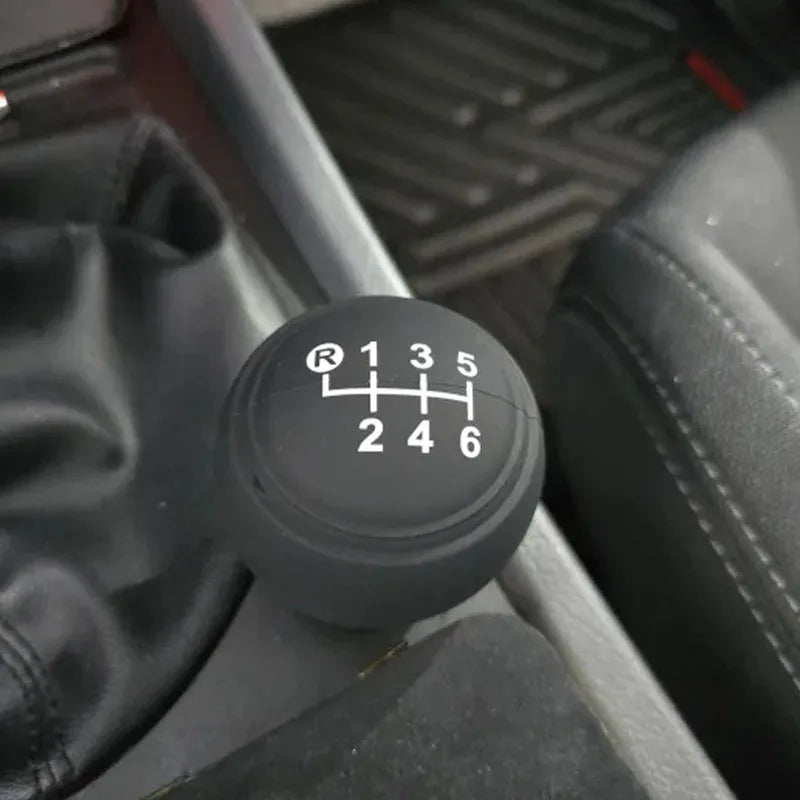 Universal Gear Shift Knob Silicone Cover Gear Rod Protect Case Dustproof WaterProof Lever Handle Skin Nonslip Manual Shifter