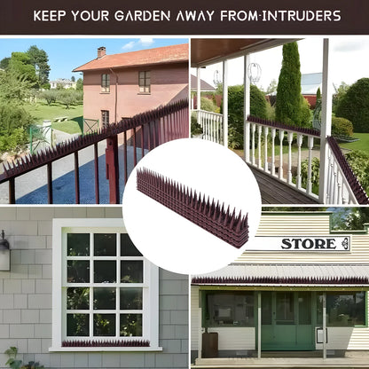 Plastic Bird Deterrent Spikes Anti-Climb Anti-Pigeon Cat Proof Set for Outdoor Roof Fence Ledge Guard Garden Humane Pest Control