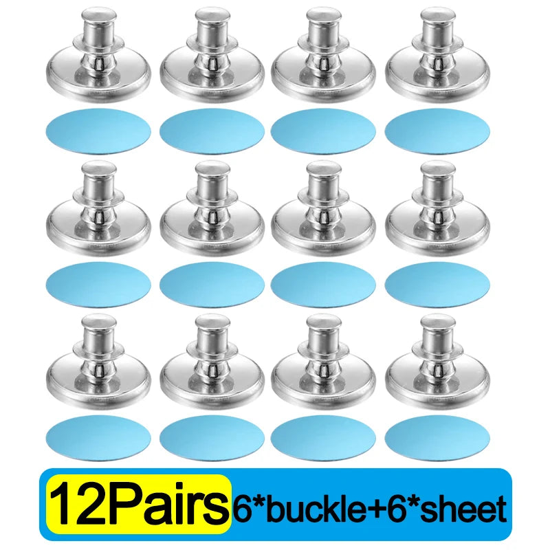 24PCS Detachable Magnetic Curtain Clips Adjustable Light Block Fasteners