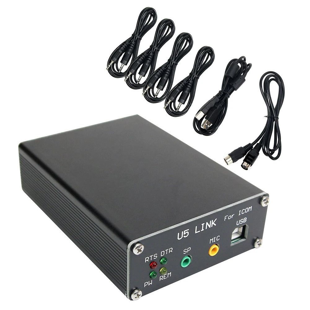 U5 Link COM Radio Connector For Radio Connector With Power Interface Pc66 Power Saving Box For HRD/DM780/LOGG32