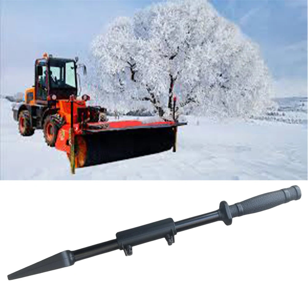 Snow cleaning machine accessory kit for snow blower chute maintenance including snow shovel and installation clip for easy use
