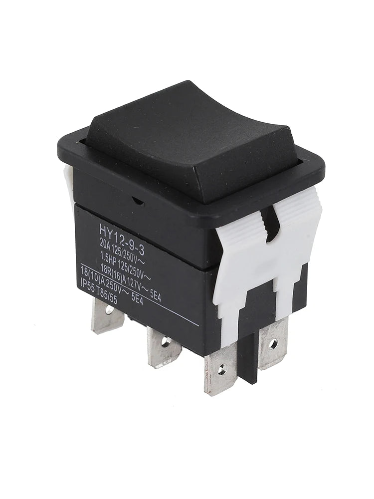 6Pins Pushbutton Rocker Switch 125250V 20A for HY1293 Easy Installation and Reliable Performance for Electrical Needs