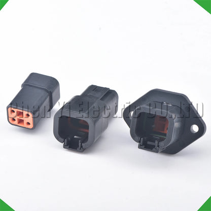 4 Pin Waterproof DTP Connector DTP06-4S DTP04-4P 2.5mm for ECM Wire Harness
