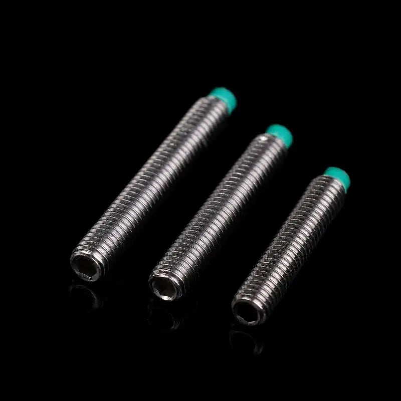 POM Head Stainless Steel M6 Buffer Screw 10PCS | Nylon Tip Wire Setting Machine Rice Screw