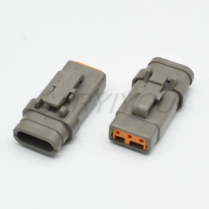 3-Pin Waterproof Deutsch DTM Connector DTM06-3S DTM04-3P ATM06-3S Grey Male Female Socket