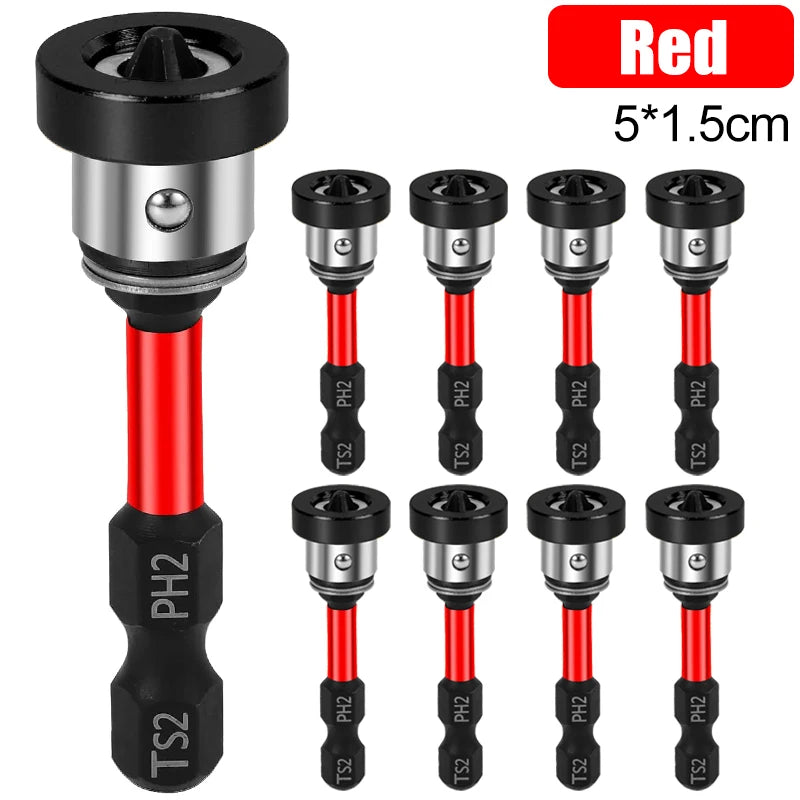 Magnetic Plasterboard Screws Cross Positioning Screwdriver Bits Drywall Screw Depth Setter Locating Batch Head Drilling Tools