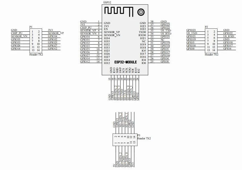 ESP8266/ESP32 Development Board Test Programmer and Downloader Socket for ESP Modules