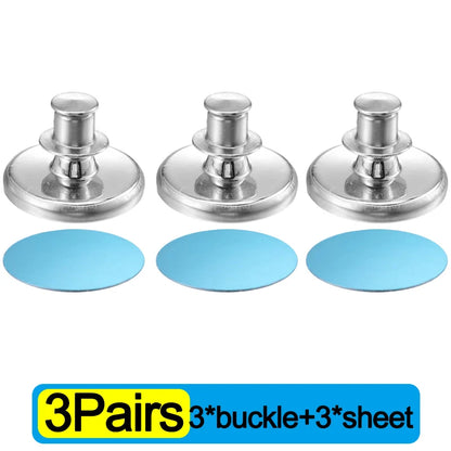 24PCS Detachable Magnetic Curtain Clips Adjustable Light Block Fasteners