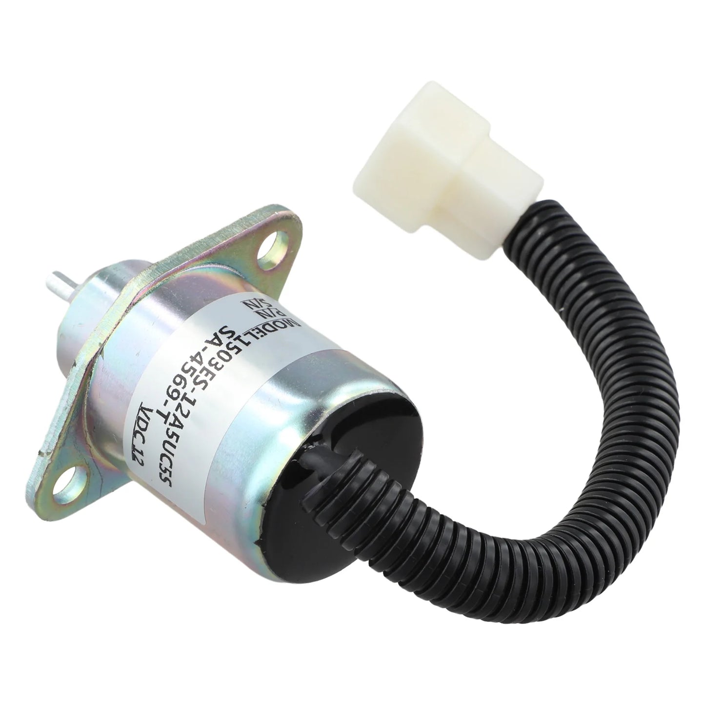 Excavator Replacement 12V Flameout Valve Rigorous Testing Standards Flameout Solenoid Valve Connector Construction Site