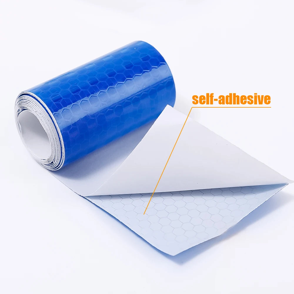 Car Reflective Tape Safety Warning Sticker – Anti-Collision Protective Strip Film for Auto & Moto