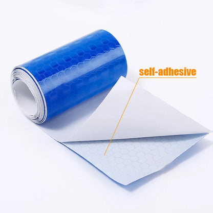Car Reflective Tape Safety Warning Sticker – Anti-Collision Protective Strip Film for Auto & Moto