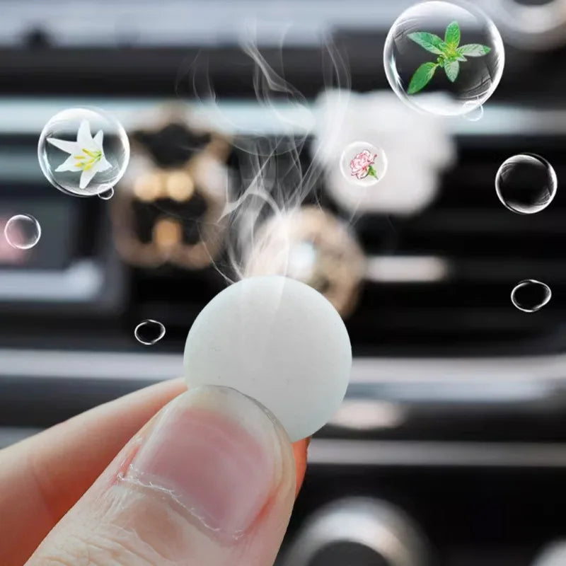 Car Air Freshener Replacement Tablet Flavor Supplement Solid Fragrance Scent Pads Perfume Refill for Air Vent Diffuser Purifier