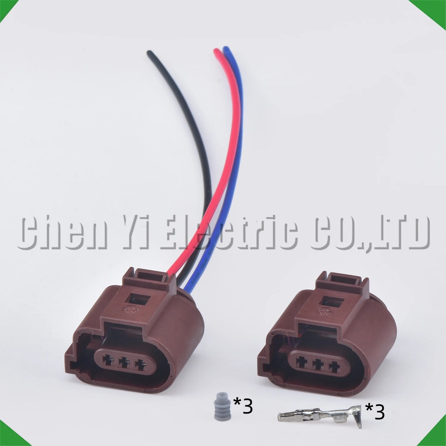 3 Pin Daytime Running Light Connector 3B0973703A For VW Audi