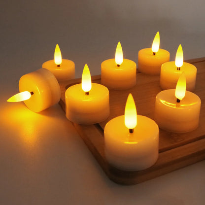 6/12/24/48PCS LED Candle Lights Battery Powered Flameless Flickering Tea Lights Tealight For Wedding Home Birthday Party Decor