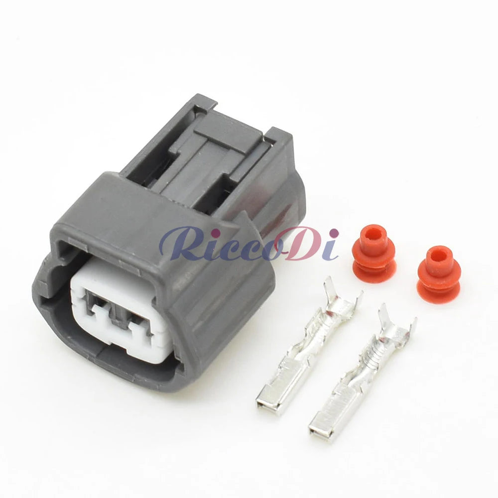 2 Pin Male and Female Automotive Engine Water Temperature Sensor (ECT) Connector Compatible with 6189-0772 for Nissan Hyundai