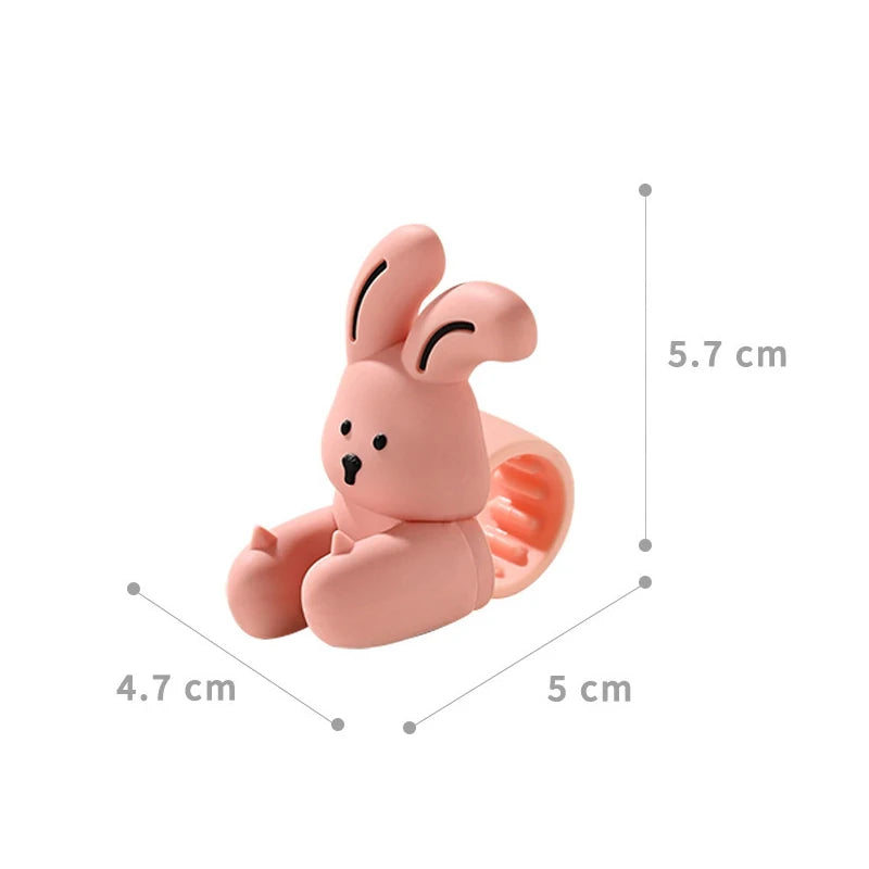 New Bear Duck Punch-free Door Anti-collision Pad Room Bathroom Door Handle Silicone Silent Protection Pad Door Handle Cover