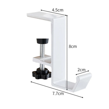 Adjustable Hanger Headphone Holder Organize Space Keep Bags Off Floor Easy Installation Lightweight And Portable Non-Slip Design