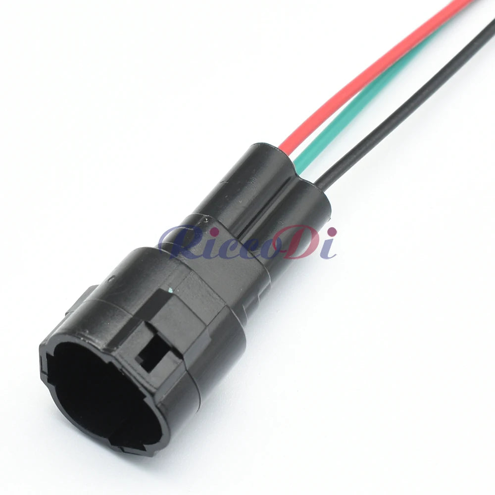 3-Pin 2.2mm MT Sealed Connector 6180-3241 6187-3271 DJ7031F-2 White Male Female Automotive Motorcycle