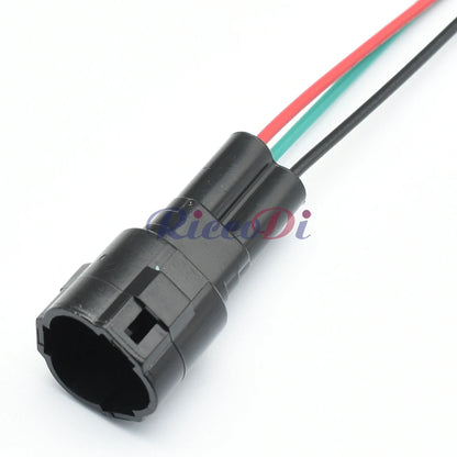3-Pin 2.2mm MT Sealed Connector 6180-3241 6187-3271 DJ7031F-2 White Male Female Automotive Motorcycle