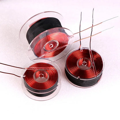 0.8mm Oxygen-Free Copper Air Core Inductor Coil for Speaker Crossover HiFi Car Audio Frequency Divider 0.3mH–3.0mH