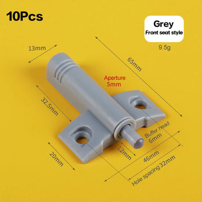 10PCS Cabinet Door Catch Damper Buffer – Soft Close Furniture Hardware for Kitchen Cupboard & Drawer Quiet Closing