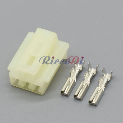 3-Way AC Assembly Car Cable Connector 6090-1131 6090-1136 Unsealed with 15cm Wire Pigtail