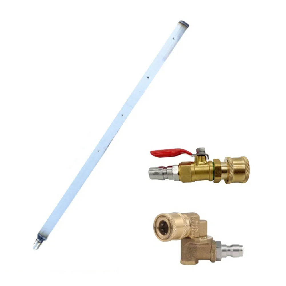 Stainless Steel Radiator Wand with Brass Five Gears and 1/4 Inch Female Connector for Effective High Pressure Radiator Cleaning