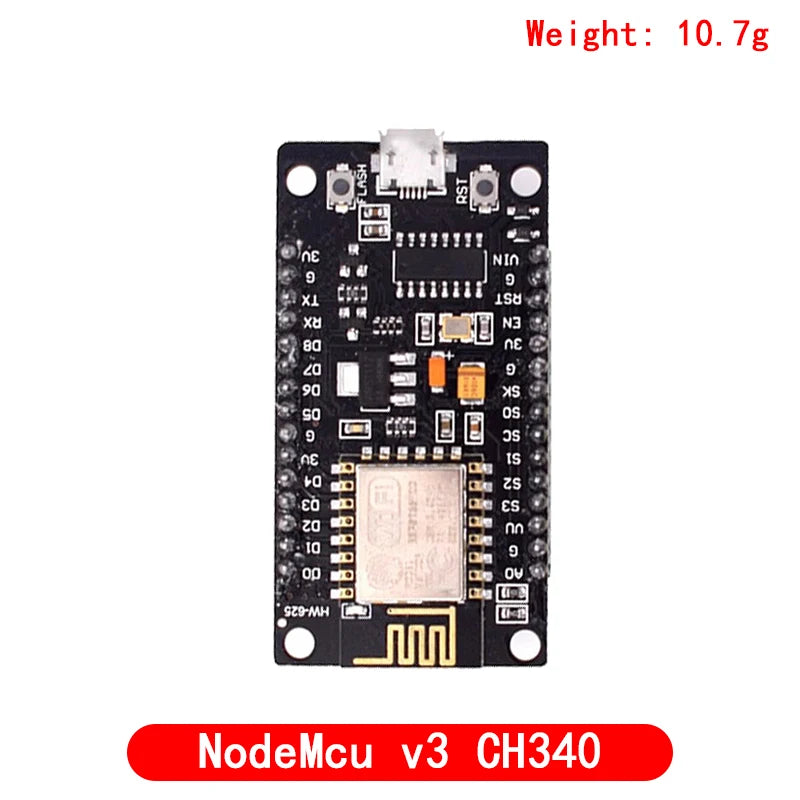 NodeMCU V2/V3 ESP8266 ESP-12E WiFi Development Board with CH340/CP2102/CH9102X