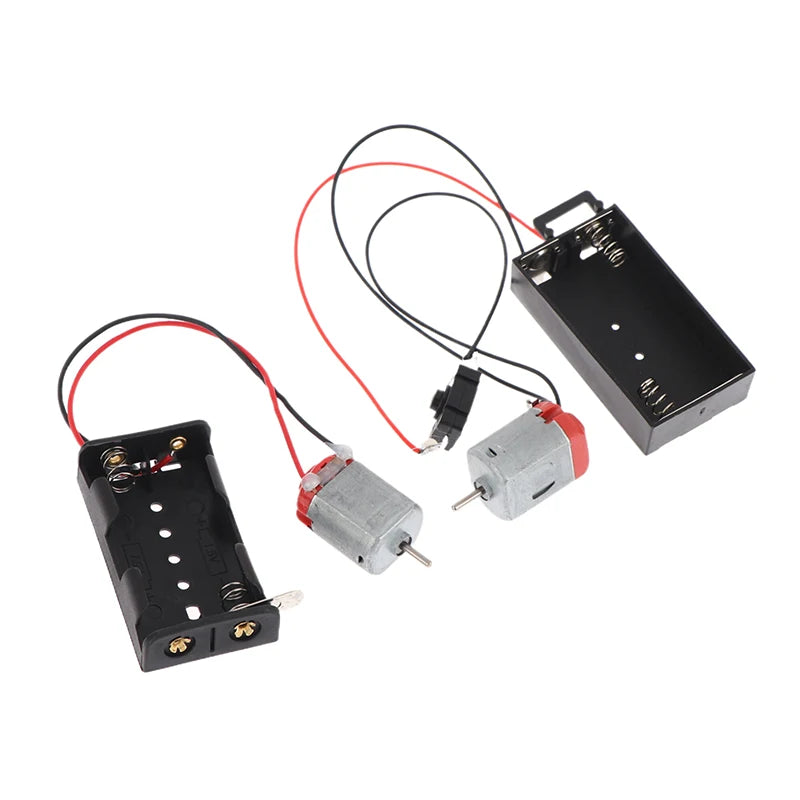 130 Motor Kit with Battery Case & Switch 16500RPM DIY Electronic Motor Kit