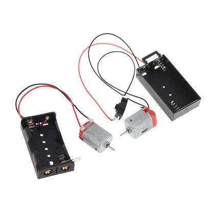 130 Motor Kit with Battery Case & Switch 16500RPM DIY Electronic Motor Kit