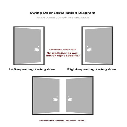 Latch Deadbolt Indoor Non-Punch Surface Mounted Door Lock Bathroom Sliding Door Buckle Snap Bolt Old-Fashioned Room Privacy Lock