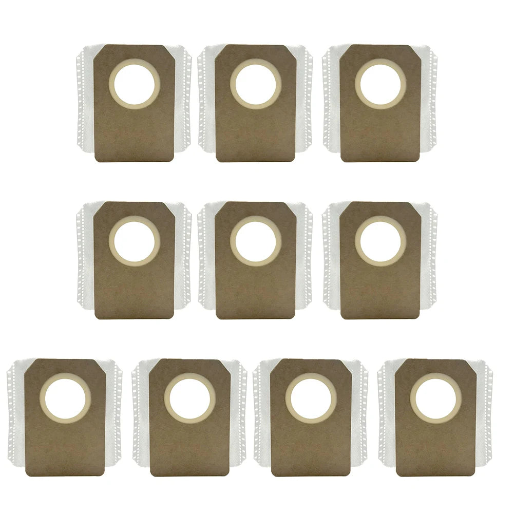 410 Dust Bags for Uwant V100 K100 Robot Vacuum Cleaner Two Layer Filtration System to Minimize Dust Release During Emptying