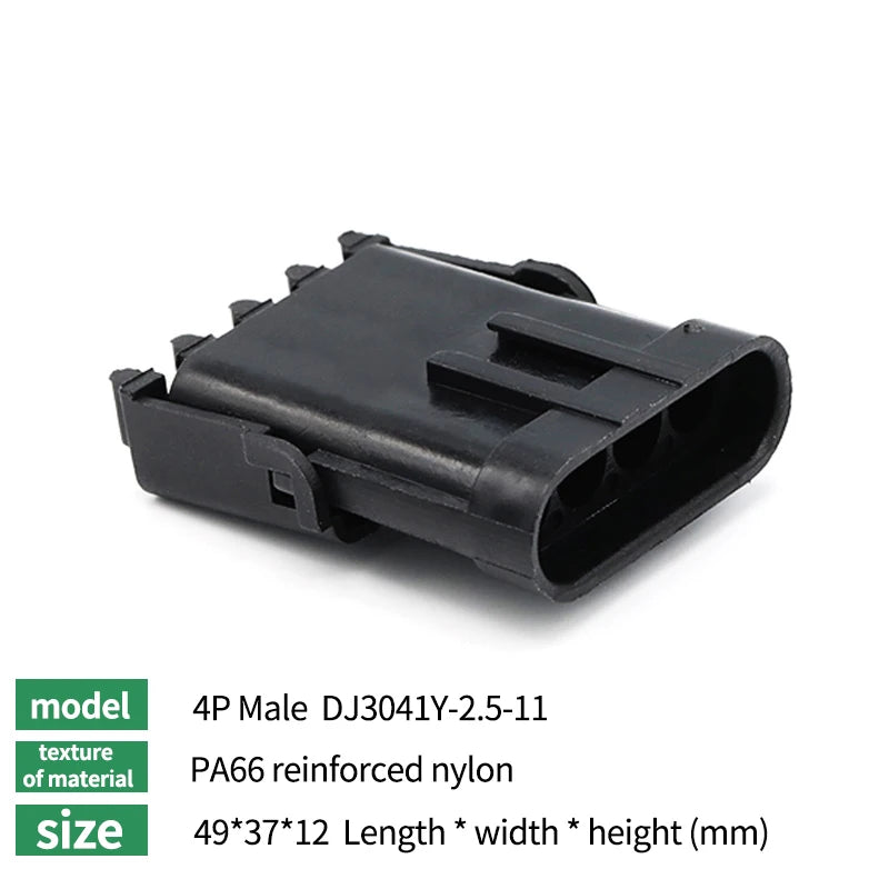 2.5 Series Waterproof Connector 1/2/3/4/6 Pin Male Female for Haltech MAP TPS GM